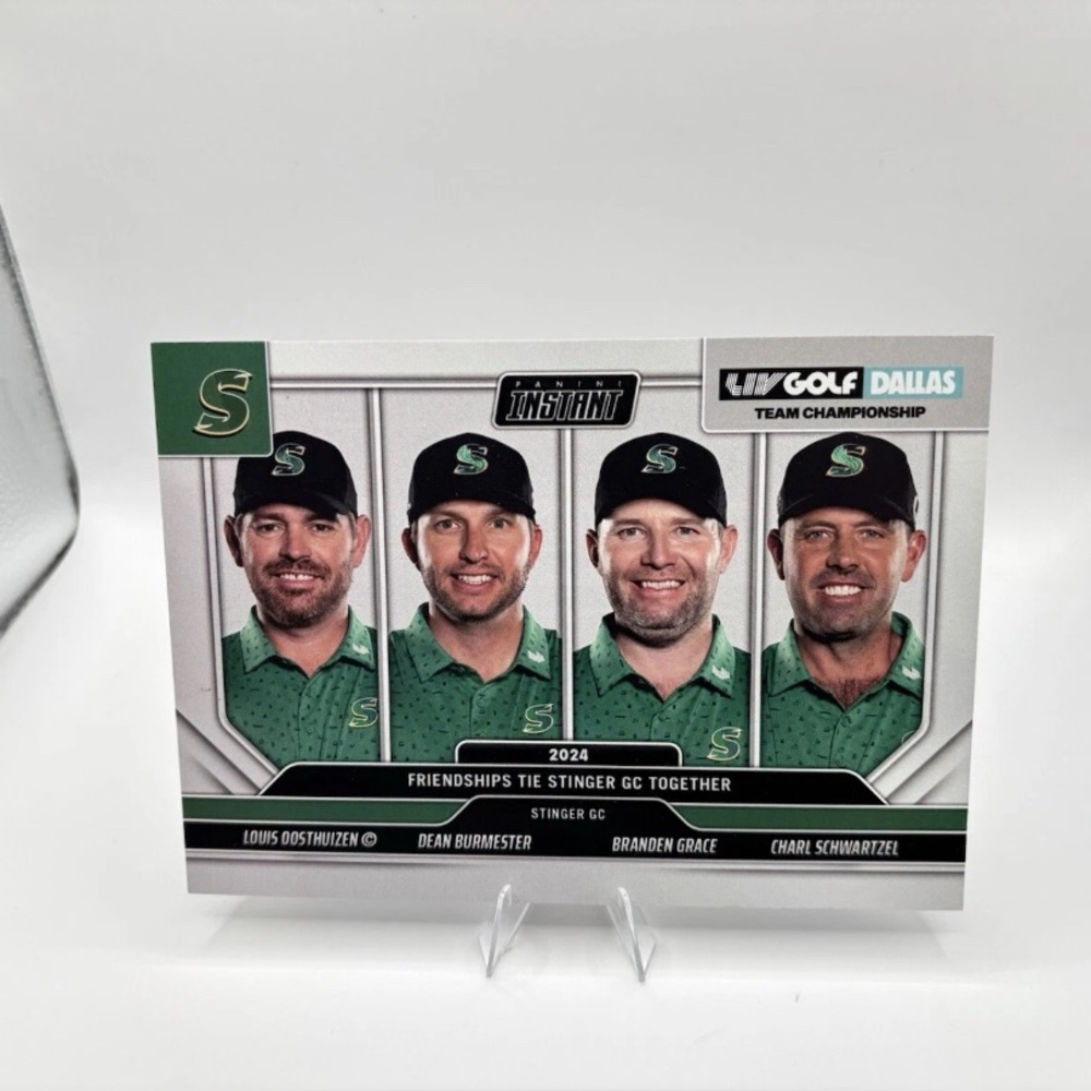 Panini Instant LIV Golf, Stinger GC Card Dallas Team Championship 2024.